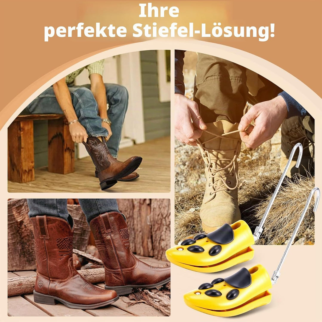 Exshoiu Schuhspanner, Schuhdehner für Stiefel, Stiefeldehner für Füsse, Ein Paar Verstellbare Schuhd