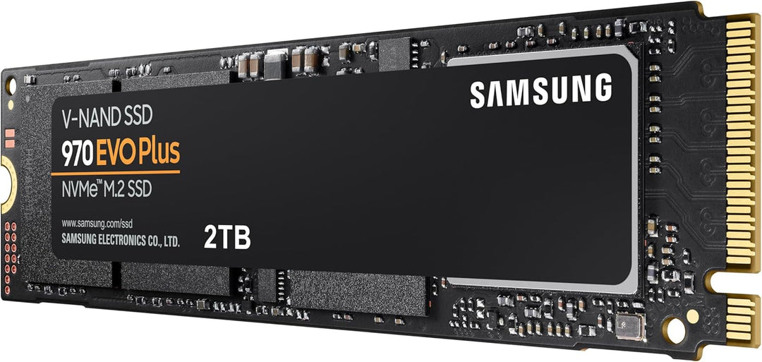 Samsung 970 EVO Plus NVMe M.2 SSD, 2 TB, PCIe 3.0, 3.500 MB/s Lesen, 3.300 MB/s Schreiben, Interne S