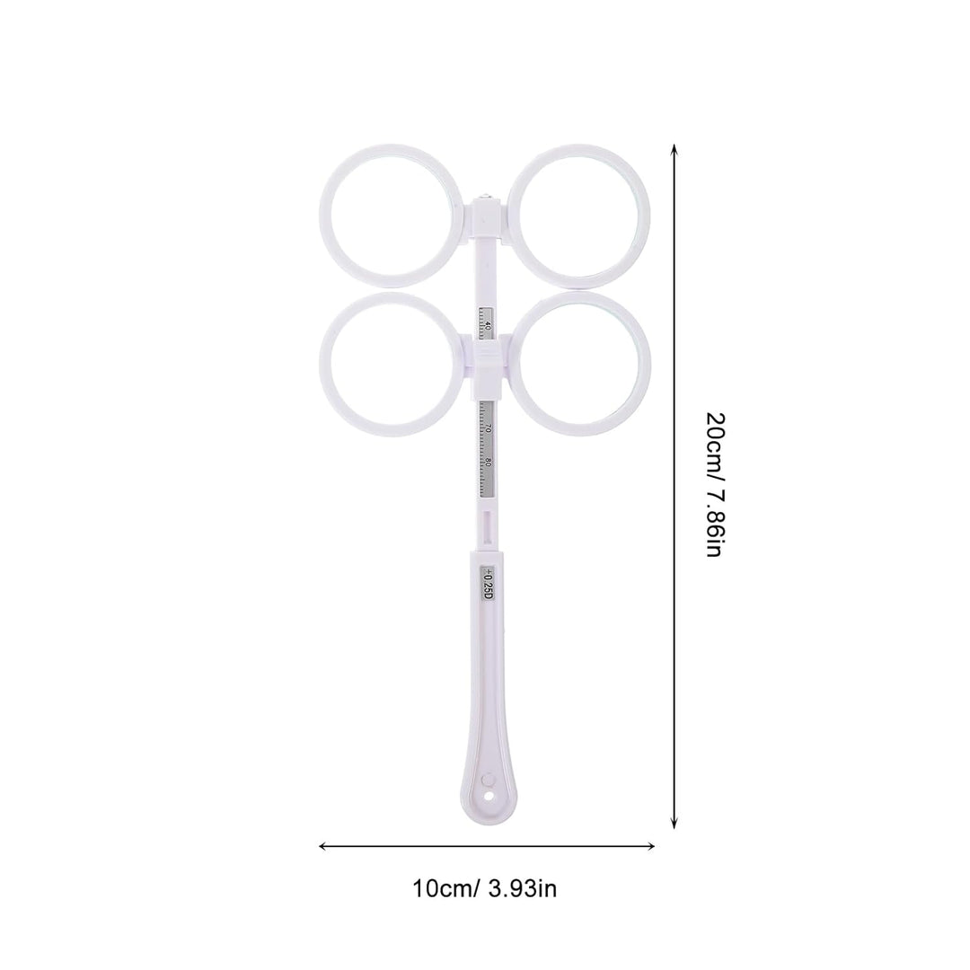 iplusmile 2 Stück Brillenausrüstung Zubehör Flipper Optometrie Optischer Testflipper Optometrieausrü