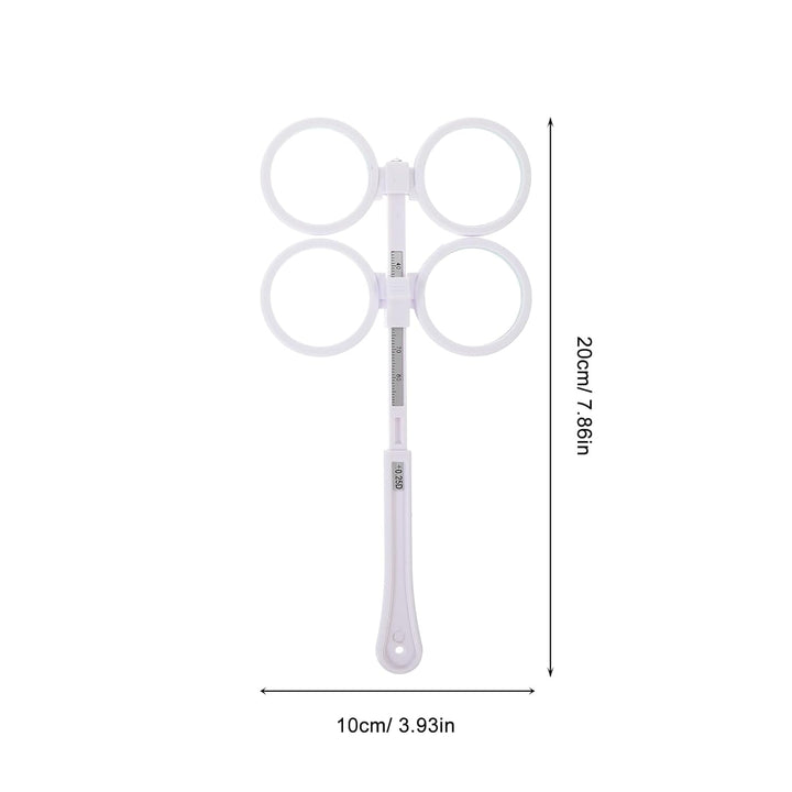 iplusmile 2 Stück Brillenausrüstung Zubehör Flipper Optometrie Optischer Testflipper Optometrieausrü