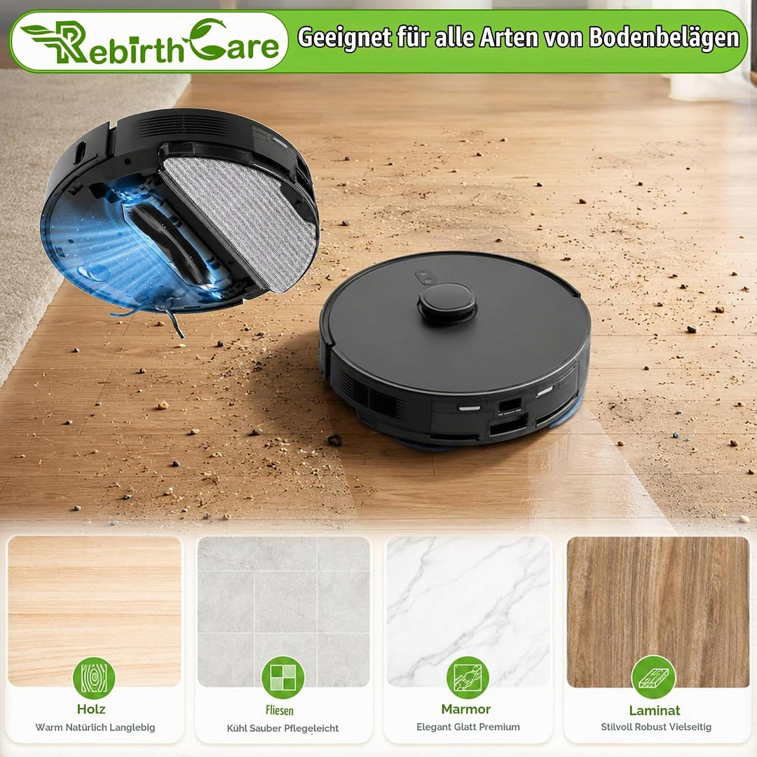 Rebirthcare 21 Stück Zubehör für AIRROBO T20/T20+ Saugroboter ersatzteile, 6 Staubbeutel 1 Hauptbürs