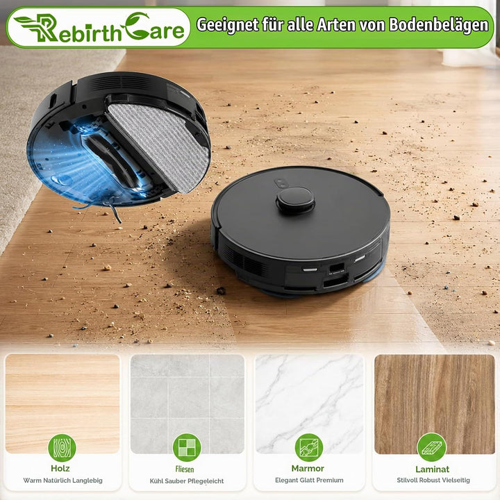 Rebirthcare 21 Stück Zubehör für AIRROBO T20/T20+ Saugroboter ersatzteile, 6 Staubbeutel 1 Hauptbürs