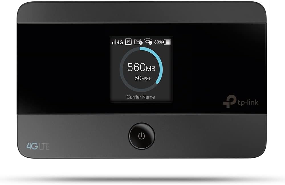 TP-Link M7350 - 4G (CAT4) Tragbarer WLAN-Router, MiFi, Farbbildschirm, 150 Mbit/s, 2000-mAh-Akku (8