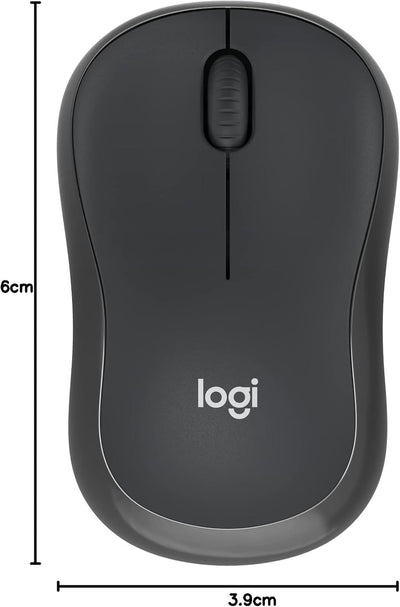 Logitech M240 Silent Bluetooth Maus, Kabellos, Kompakt, Mobil, Smooth Tracking, 18-Monate-Batterie,