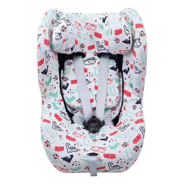 JYOKO KIDS Bezug kompatibel mit Cybex Gold Sirona M2 iSize (DINO PARTY), DINO PARTY