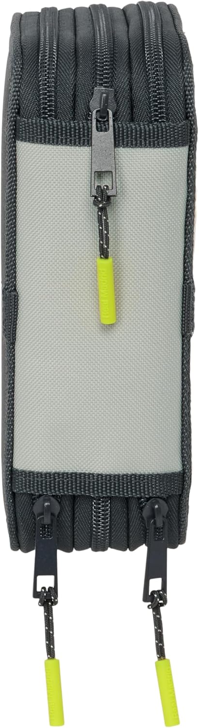 Real Madrid Equiicion 25/26 Schulmäppchen mit 37 nützlichen Utensilien, Kindermäppchen, ideal für Ki