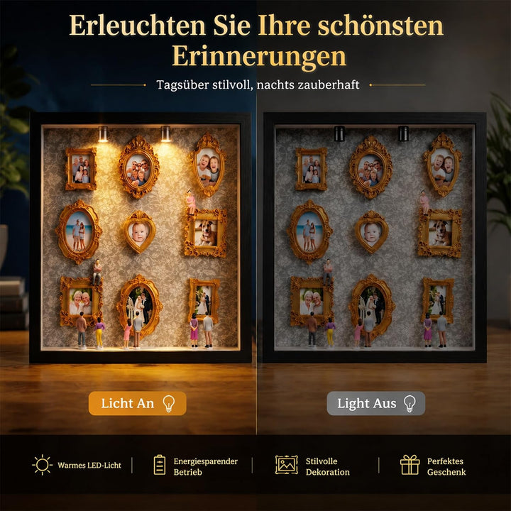 DIY Mini Museum of Us Bilderrahmen, Vintage Holz Miniatur Bilderrahmen