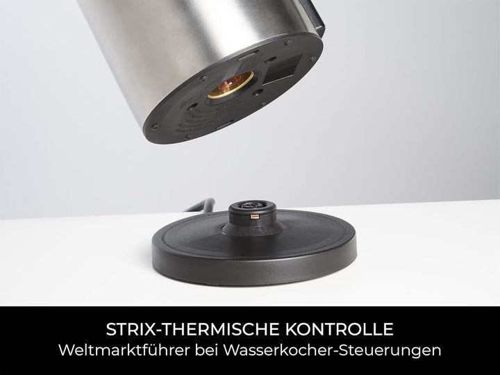 Corby Canterbury 0,6 l Wasserkocher aus gebürstetem Stahl – EU-Stecker