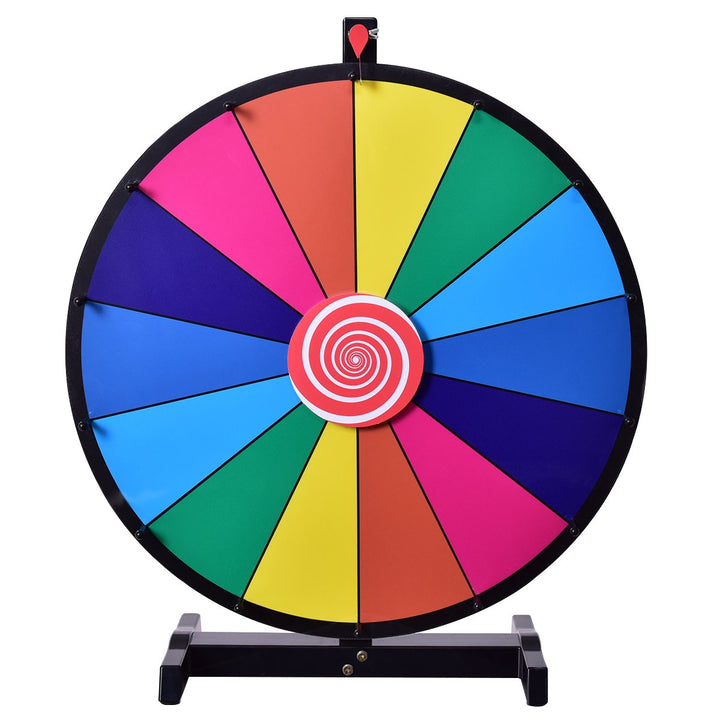 GOPLUS Glücksrad 18" 24" Lotteriespiele Preisrad Glückspiel, 18"