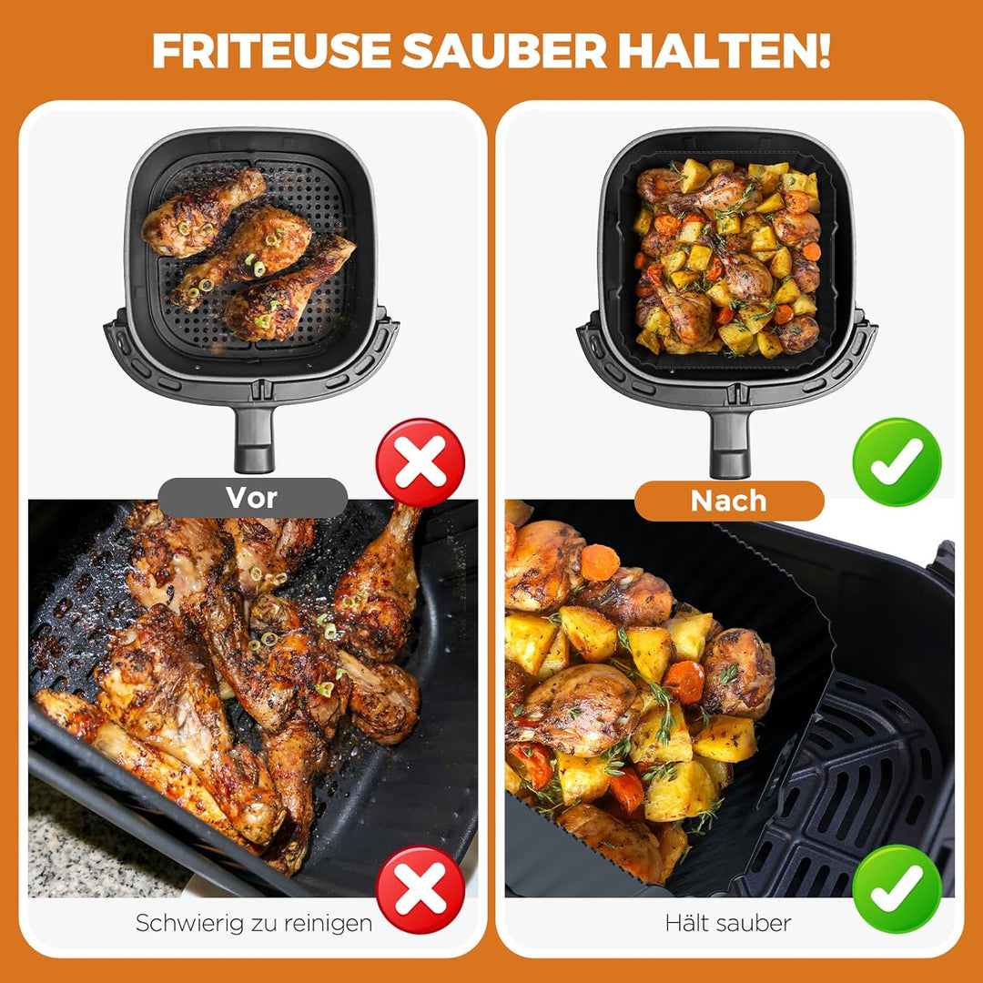 Heissluftfritteuse Zubehör für Ninja Max PRO 6,2L AF180EU und Ninja PRO 4,7L AF140EU Heissluftfritte