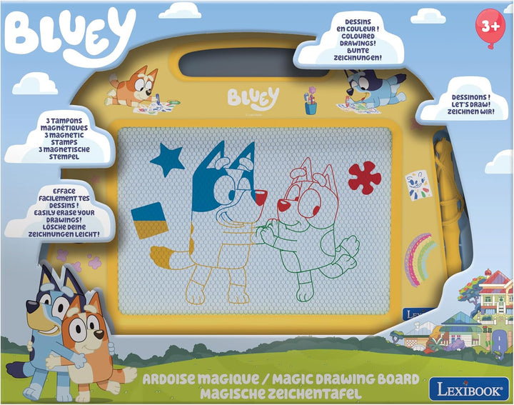 Lexibook, Bluey, mehrfarbiges magnetisches Zeichentablett, künstlerisches Spielzeug für Kinder mit S