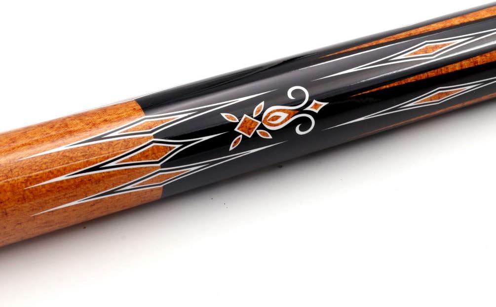 CUESOUL 3 Kissen Carom Billard Queue 56 Zoll Gewicht 18 Unzen, Holzverbindungssystem orange, orange