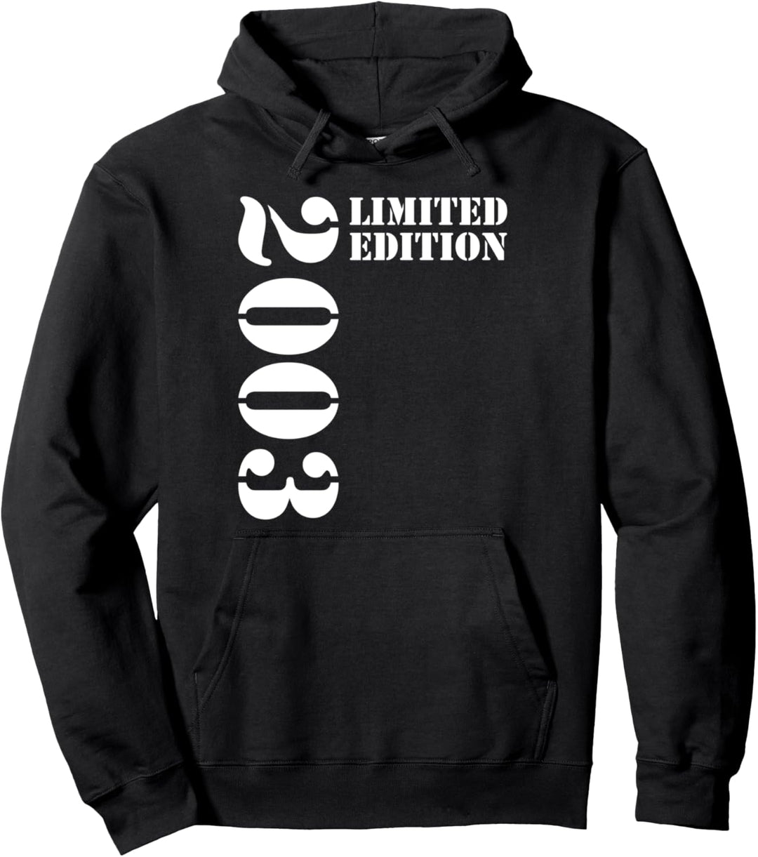 20. Geburtstag Frauen Männer Jahr Deko Limited Edition 2003 Pullover Hoodie