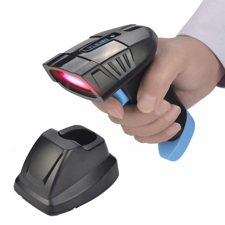 Barcode Scanner, 1D Code Scanner, ideal für Lager und Geschäft, Dockingstation automatischen Auflade