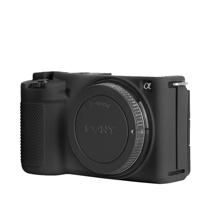 MUZIRI KINOKOO ZVE10 Hülle, Silikon-Schutzhülle, kompatibel mit Sony ZVE10/ZV-E10 Kamera, leicht, we