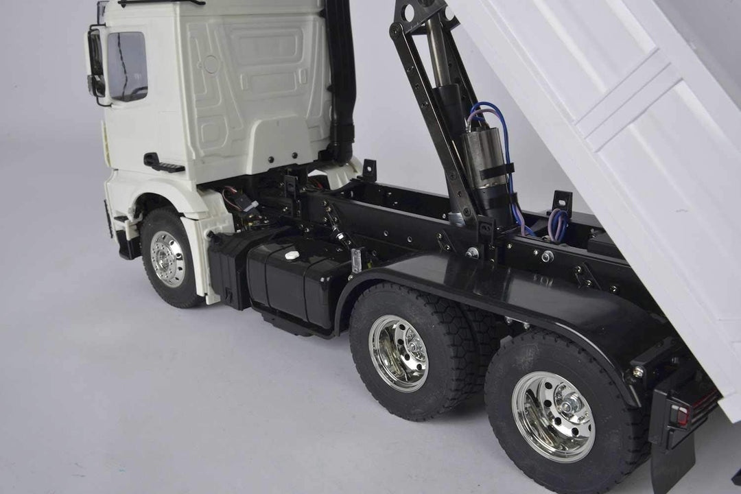 TAMIYA 300056545 Lastwagen 1:14 ACU-01 Antriebs-Set Hinterkipper, grau, ys/m