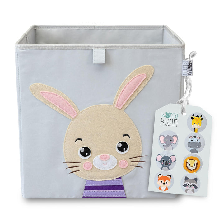 wonneklein Aufbewahrungsbox Kinder für Kallax Regal I Einsatz Kinderregal I Faltbox 33x33x33 Kinderz