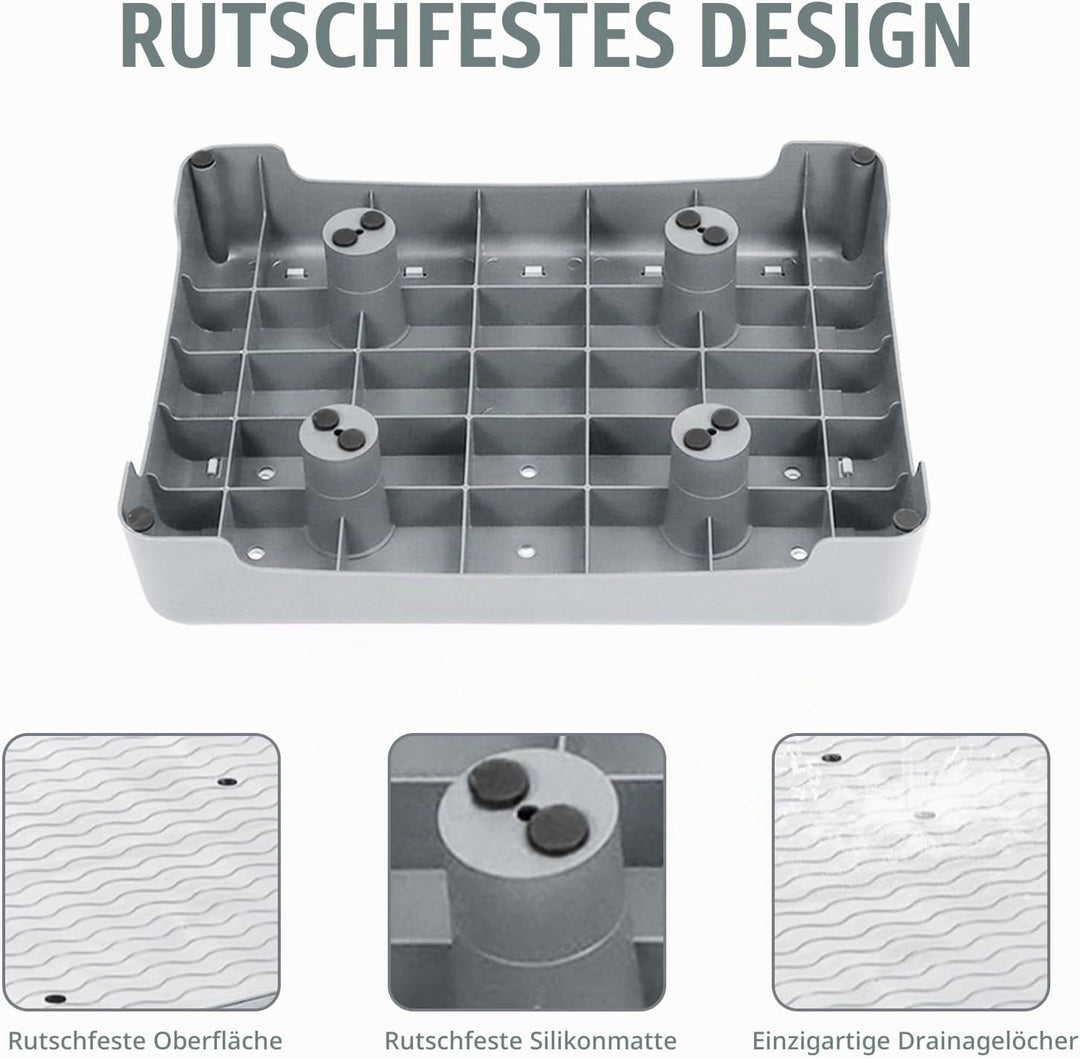 rutschfest Halbstufe 9cm, Trittstufe Tragbare Steighilfe &amp; Einstiegshilfe Anti-Rutsch Tritthocker bi