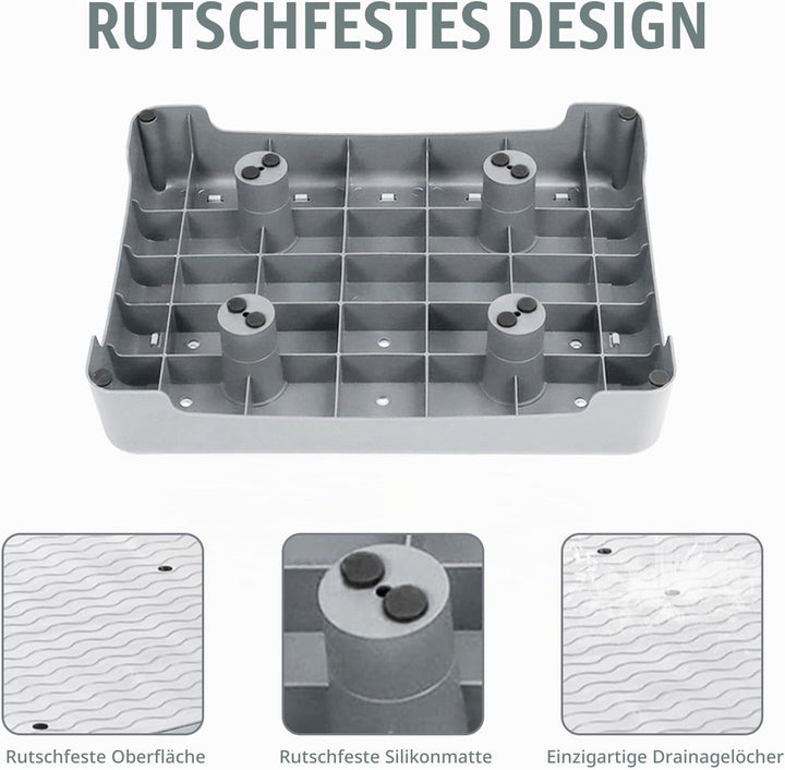 rutschfest Halbstufe 9cm, Trittstufe Tragbare Steighilfe &amp; Einstiegshilfe Anti-Rutsch Tritthocker bi