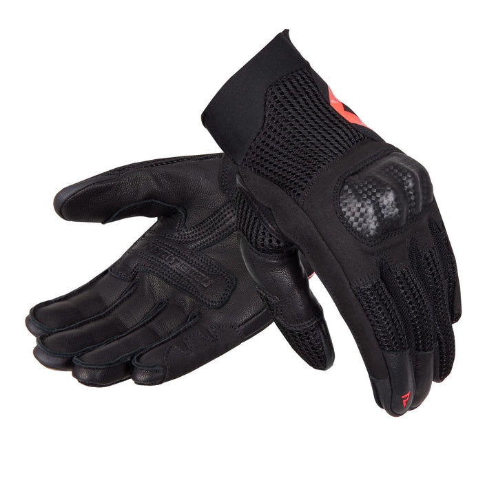 REBELHORN Gap III Motorradhandschuhe Herren | Ziegenleder | Knöchel Protektoren | Belüftung mit 3D-P