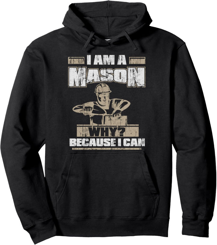 Maurer Bauarbeiter Handwerker Baustelle - Maurer Pullover Hoodie