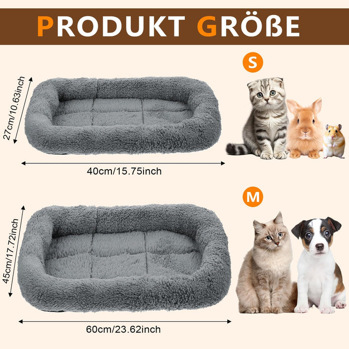 Kleinen Hundebett Katzebett, orthopädische Hundebetten, Angstlösendes Beruhigendes (M), M