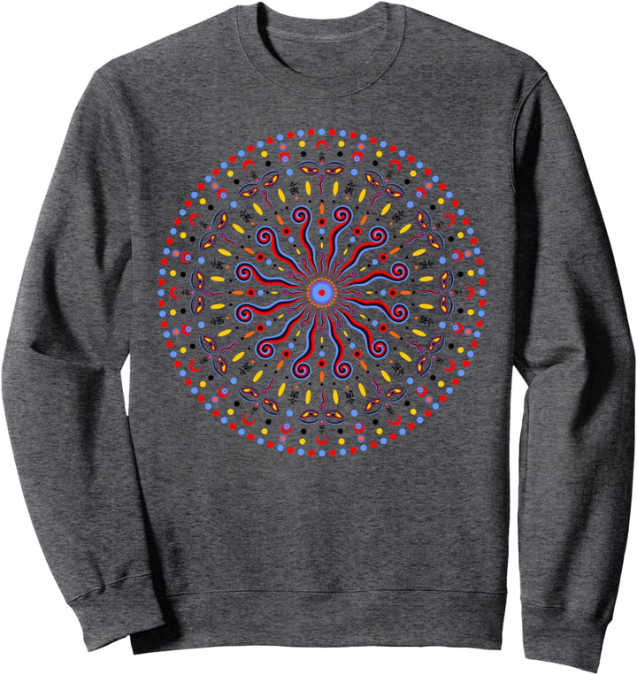 Wisdom Eyes Of Buddha - Filigranes Indien Mandala 1 - Fan Fun Sweatshirt