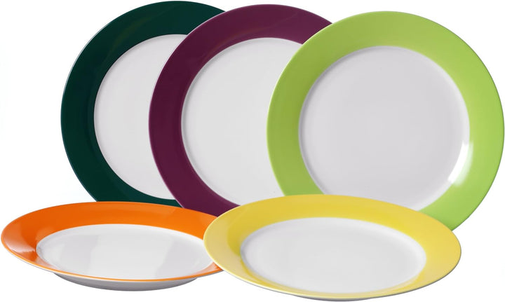 Ritzenhoff & Breker Tafelservice Doppio, 8-teilig, Porzellangeschirr, Gelb Gelb Tafelservice, Gelb T