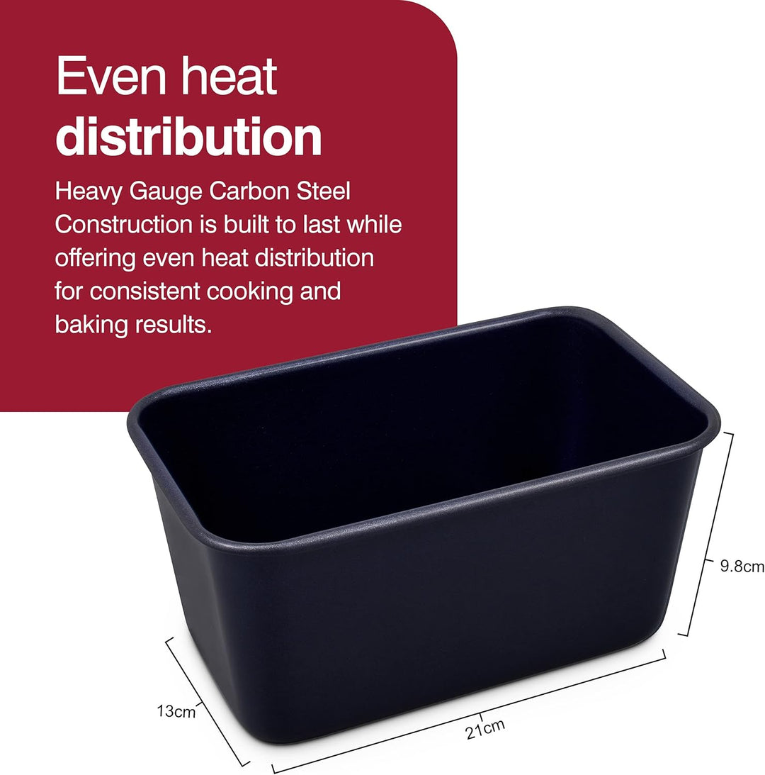 Zyliss E980199 Brotbackform, Antihaftbeschichtung, Carbonstahl, Dunkelblau, Ideal Zum Brotbacken, Br