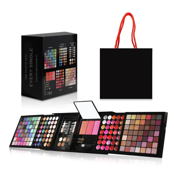 Lidschatten Palette 177 farben Schminkkoffer mit Schminke - Bunte Lidschatten Palette Schminkset Fra
