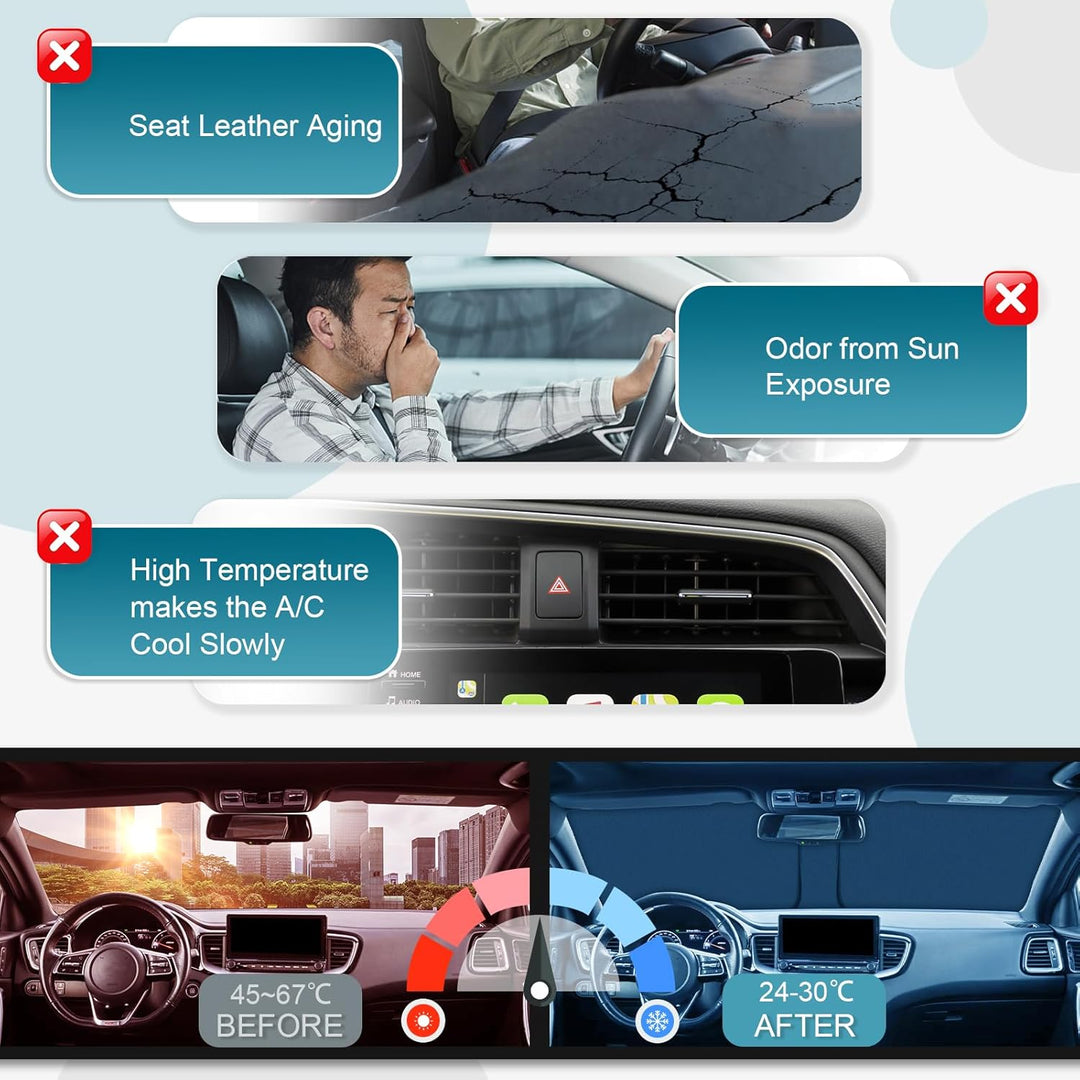 [Upgrade] CDEFG Kompatibel mit Kia Ceed Proceed XCeed SW GT 2018-2025 2026 Sonnenschutz Abdeckungen