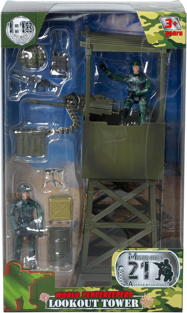 World Peacekeepers Aussichtsturm und Figuren
