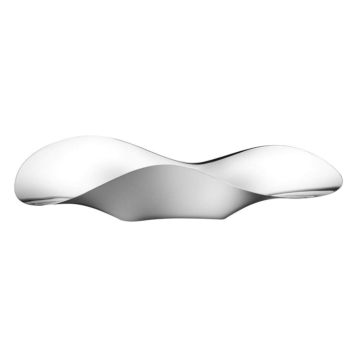 Georg Jensen GJ 107502 Genuss-Austern-Tablett, Edelstahl, Stainless Steel, 58,7 x 36,3 x 14 cm, 58,7