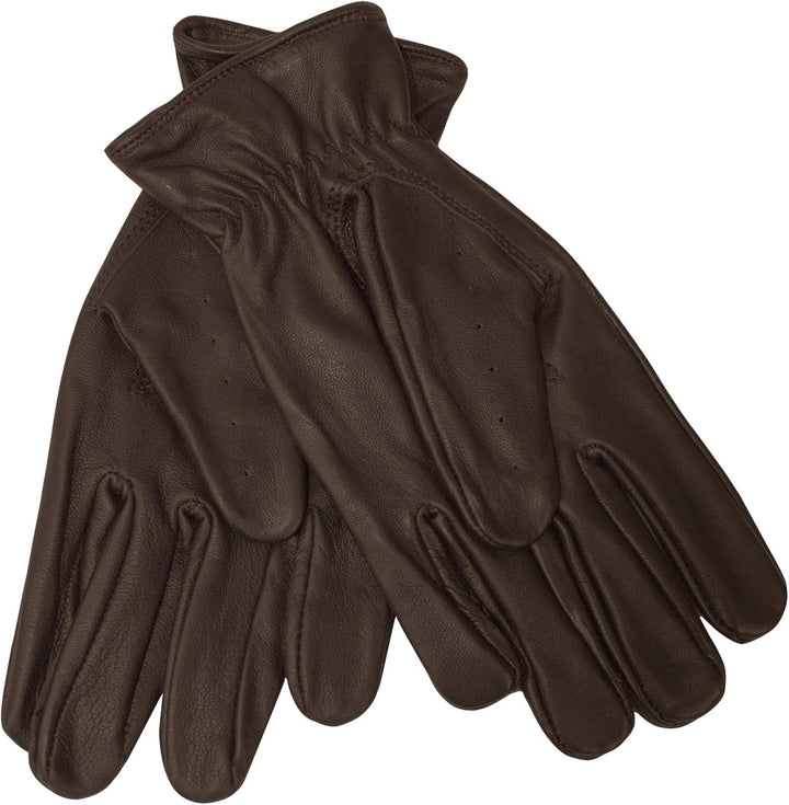 German Wear Unisex Driving Autofahrer-Handschuhe Lederhandschuhe 11=2XL Dunkelbraun, 11=2XL Dunkelbr