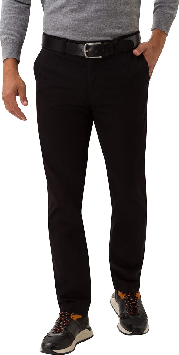 EUREX by Brax Herren Jim-s Hose 32 Schwarz (Perma Black 01), 32 Schwarz (Perma Black 01)