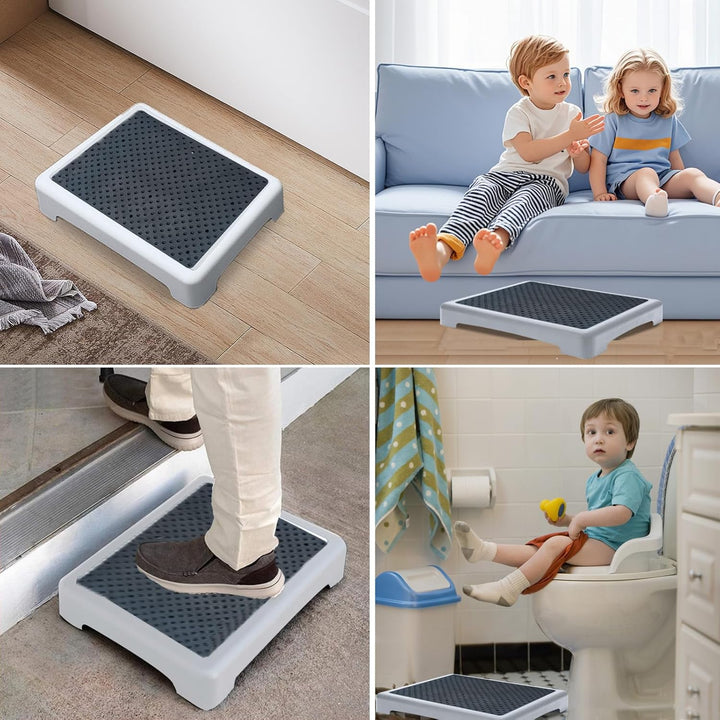 Anti-Rutsch Halbstufe, One Step Stool für Senioren, Tragbare Tritthocker Bis 200 Kg, Stapelbare Halb