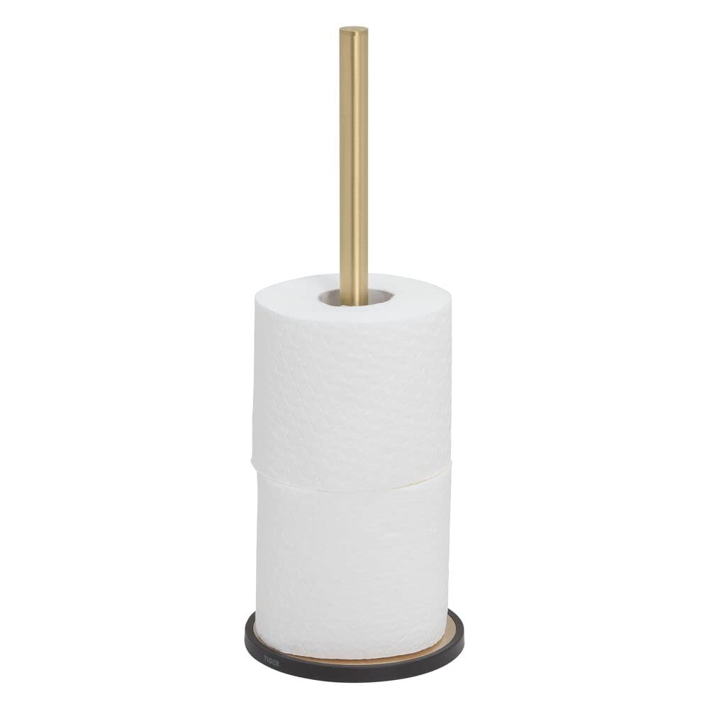 Tiger Tune Reserverollenhalter, bietet Platz für bis zu 3 Toilettenpapierrollen, freistehend, Messin