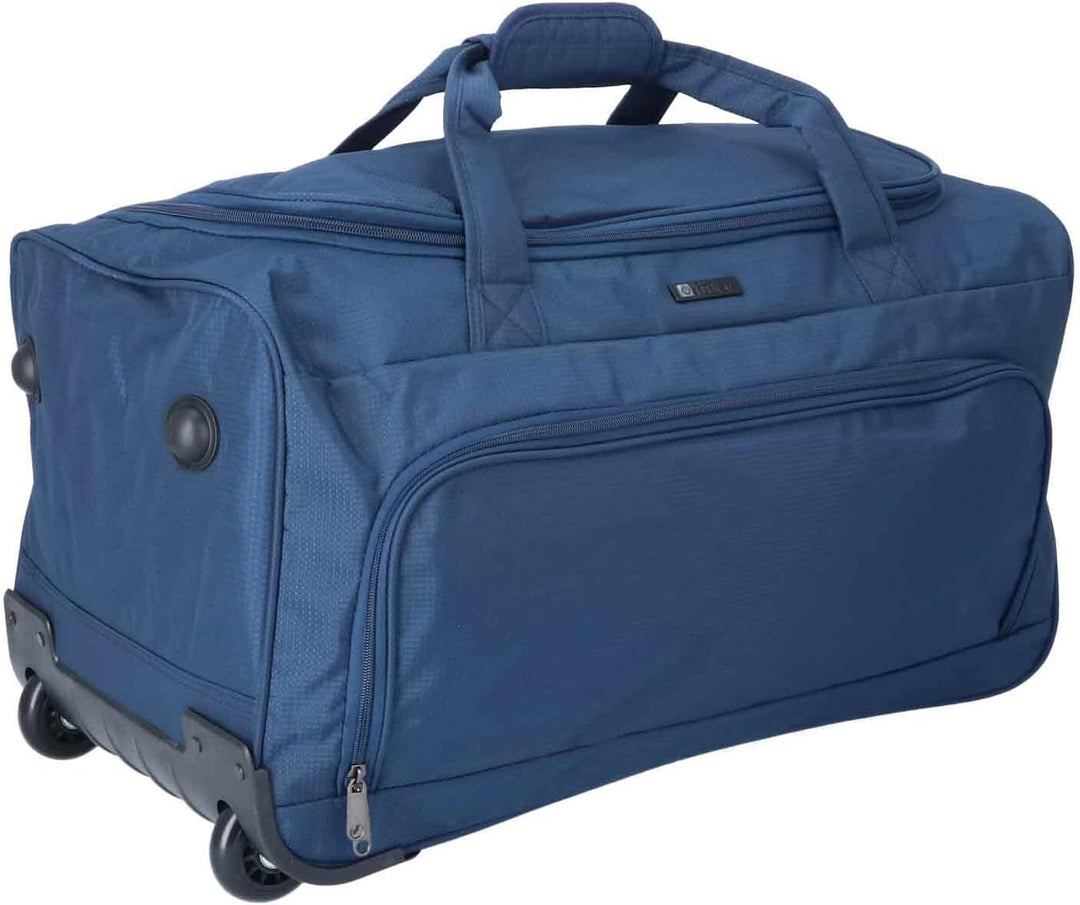 TheTrueC Rollenreisetasche 60cm Trolley Koffer Sporttasche Navy