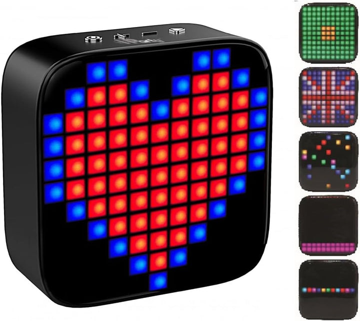 Lexibook - iParty FLASHBOOM® SHOW Bluetooth-Lautsprecher, hohe Klangqualität, tolle Pixel-Animatione