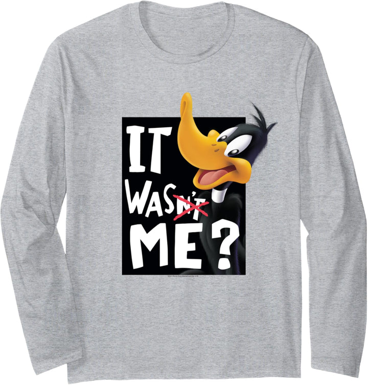 Looney Tunes Daffy Duck It Was Me Langarmshirt