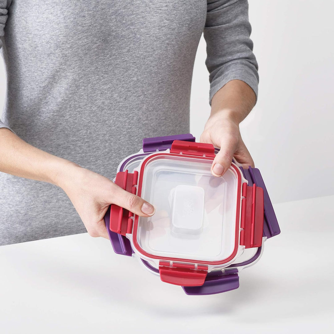 Joseph Joseph Nest Lock, 4 Stück Kunststoff Küche Lebensmittel Lagerung aufbewahrungsbox mit Deckel,