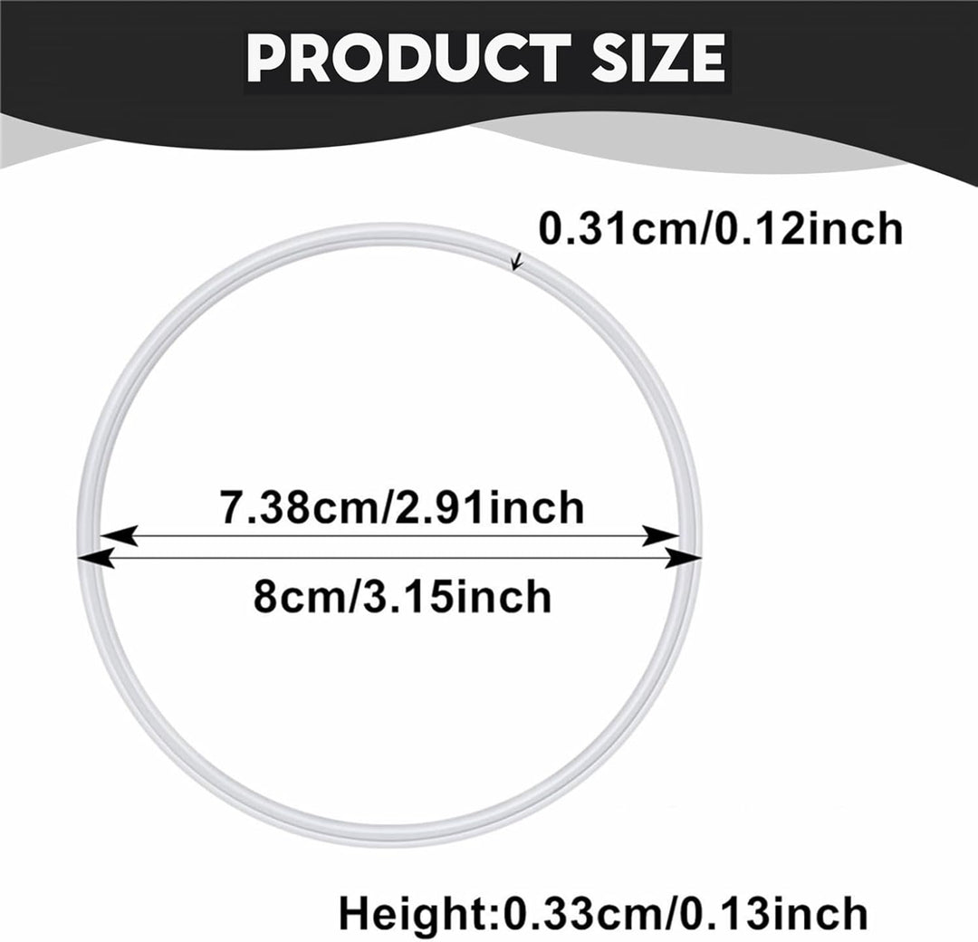 Duokon Siegelring, Mixer Ersatzteile Neue Ersatzdichtungen Gummidichtring Weisser O-Ring Flexible Te