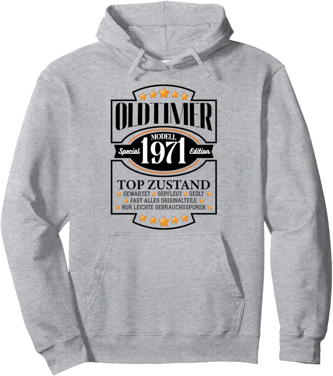 Geburtstag 50 Jahre Alt Jahrgang Oldtimer Modell 1971 Pullover Hoodie