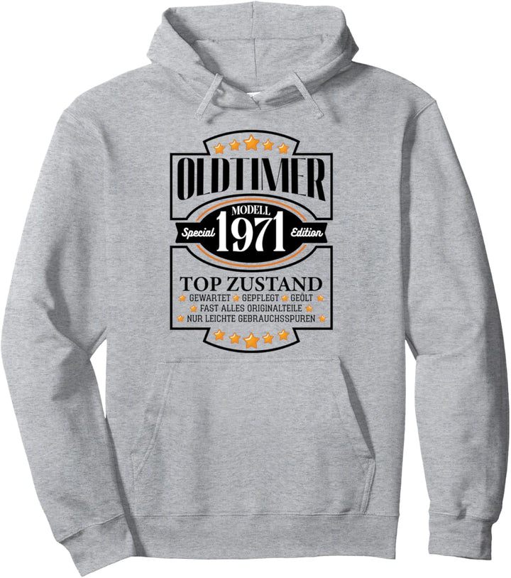 Geburtstag 50 Jahre Alt Jahrgang Oldtimer Modell 1971 Pullover Hoodie
