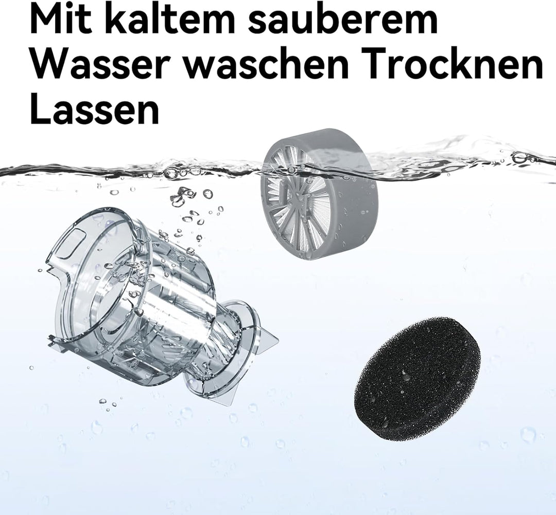 3 Stück UV-10 Hepa-Filter für Dibea UV-10 Matratzenstaubsauger, UV-10 Hepa