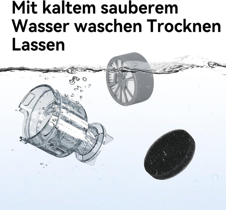 3 Stück UV-10 Hepa-Filter für Dibea UV-10 Matratzenstaubsauger, UV-10 Hepa
