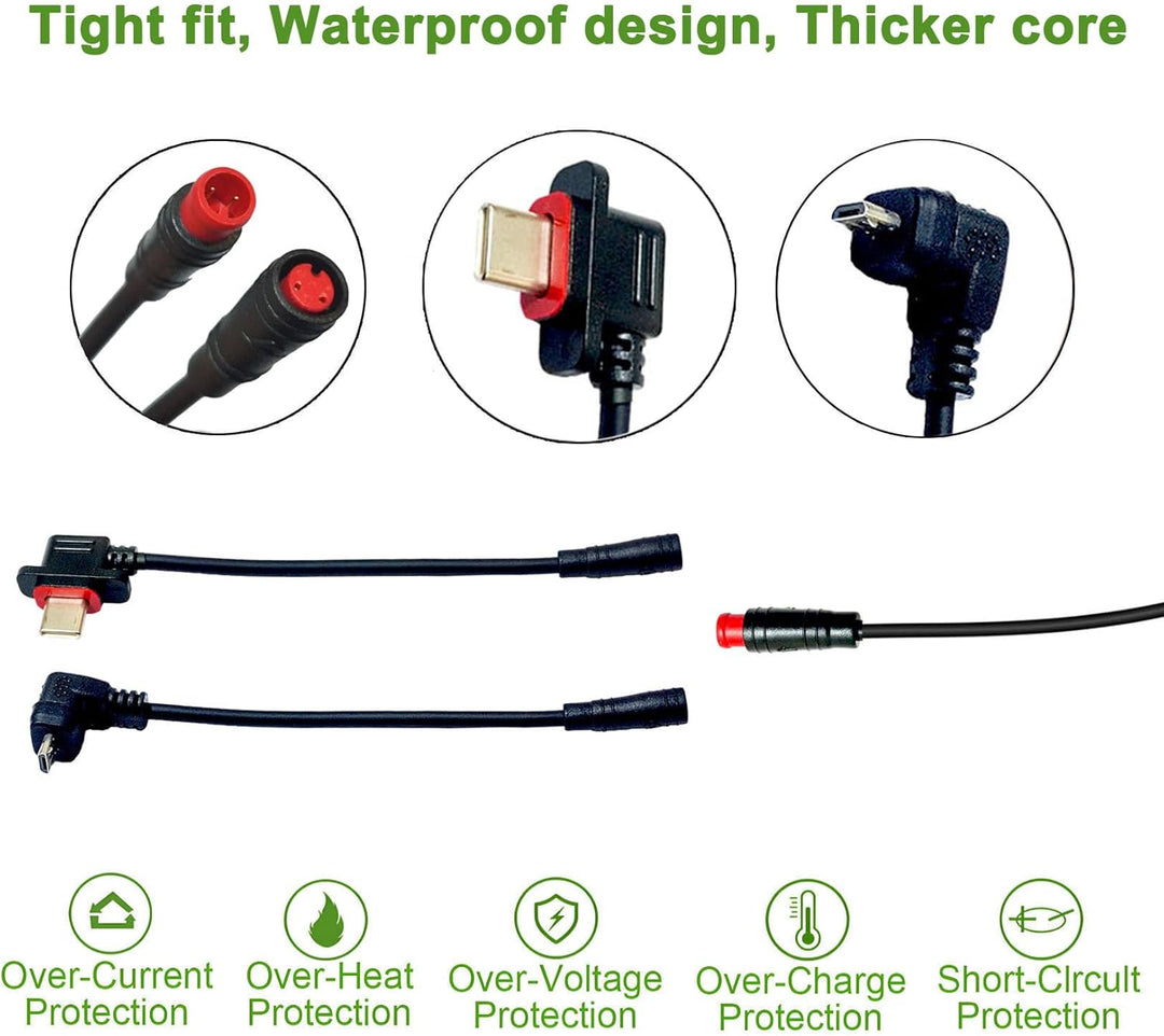 6W Solarpanel mit eingebautem 5200mAh wiederaufladbarem Akku,IP66,4.0m Kabel, kompatibel mit Blink X