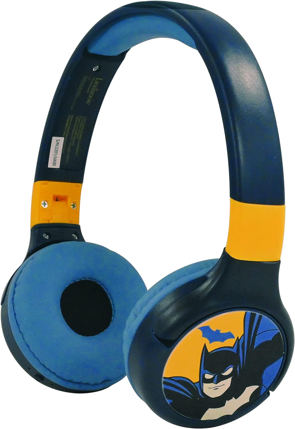 Lexibook - Batman - 2 in 1 Bluetooth Foldable Headphones (HPBT010BAT), Batman