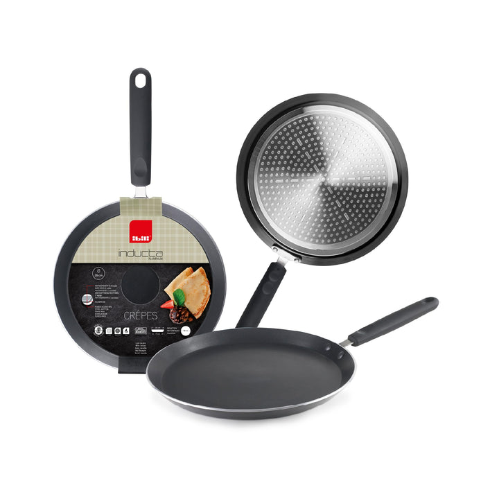 Ibili 411326 Inducta Crêpespfanne, Durchmesser 26 cm 180 x 202 x cm, 180 x 202 x cm