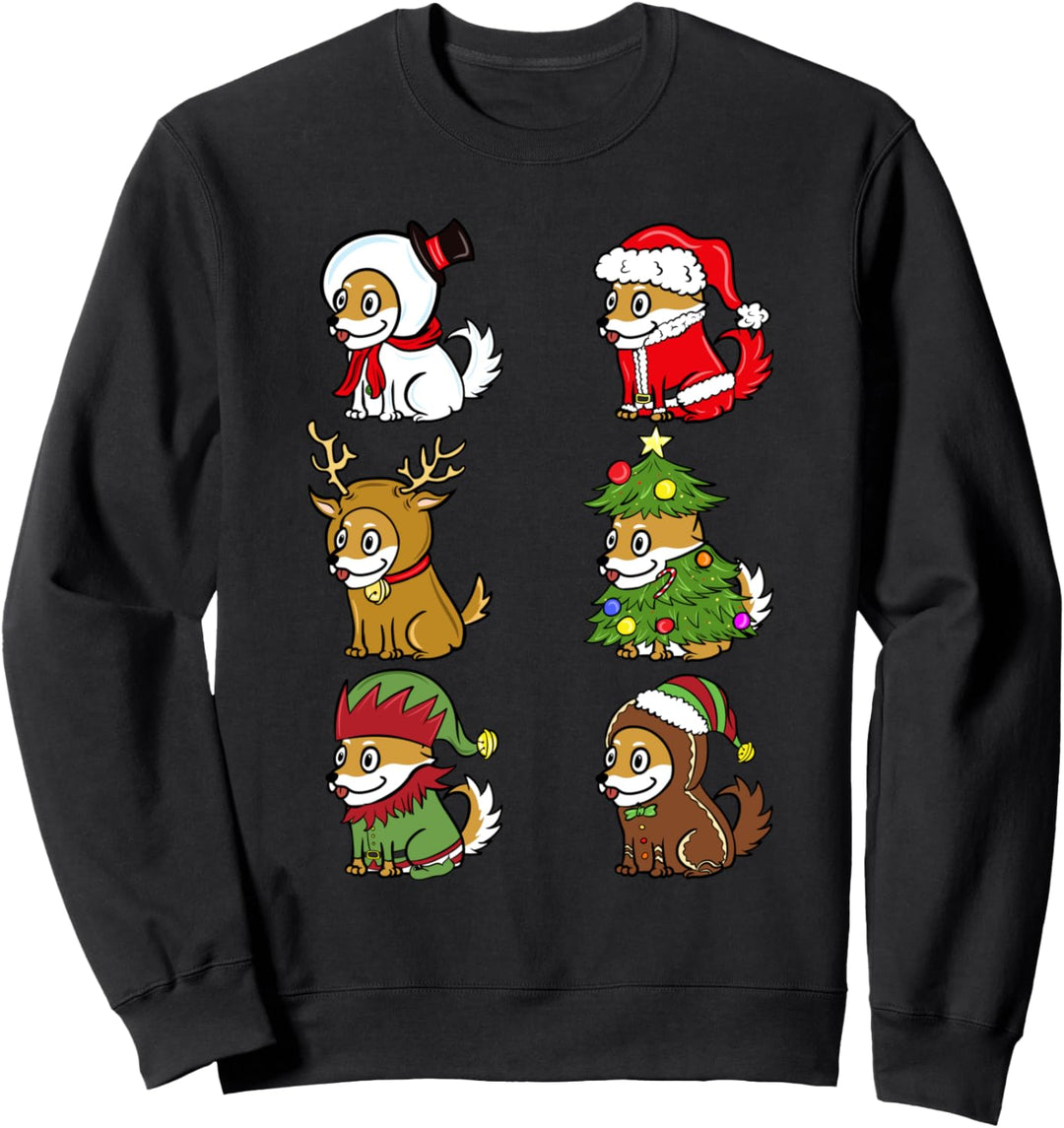 Shiba Inu Weihnachten Kostüme Weihnachten Hund Sweatshirt